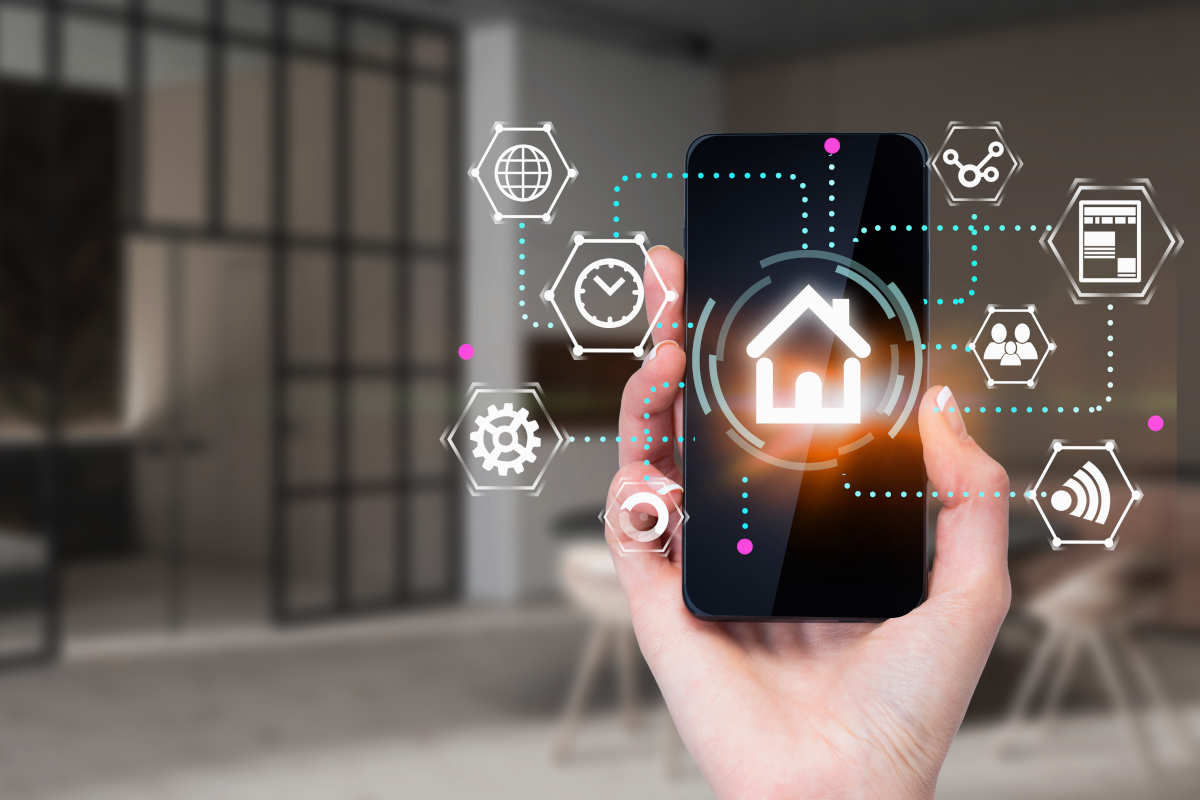 Smartphone app interface for integrated smart home automation and electrical control in Gloucester, Virginia