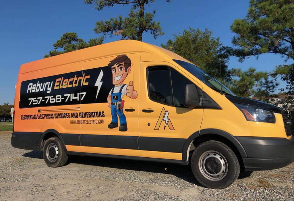 absure Asbury Electric service van