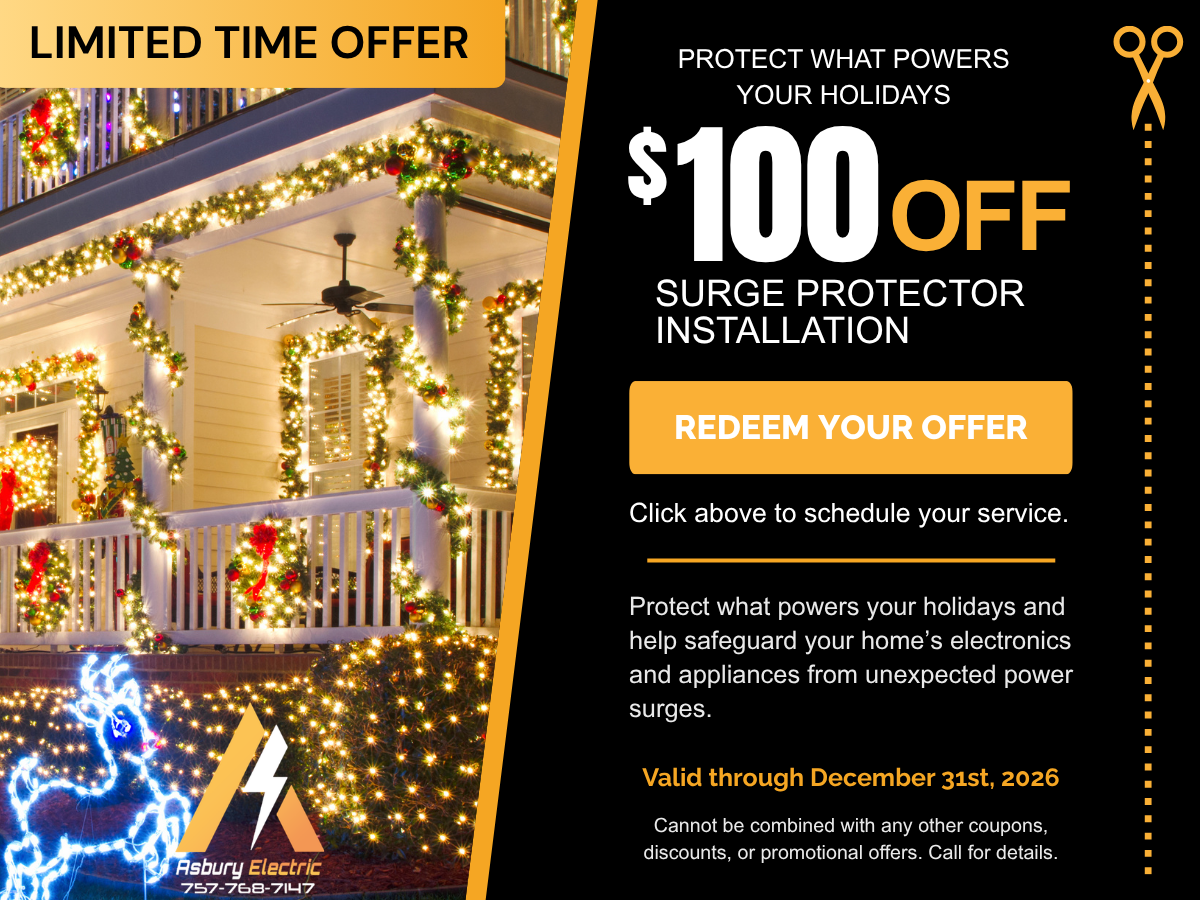 $100 off surge protector installation